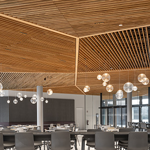 Derako houten plafond in Dortmund