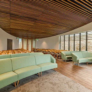 Sustainable wood design in architecture