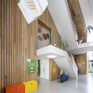 Holzdecken und -wände im Nijntje Museum