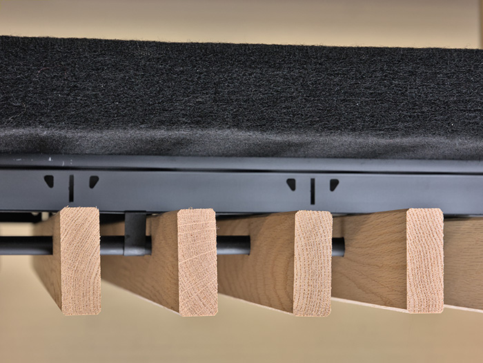 Ein neues akustisches Material für Gitterdecken
