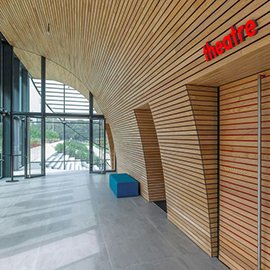 ceiling linear open curved