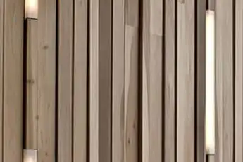oplichter snijder terug Massief houten wanden van Derako