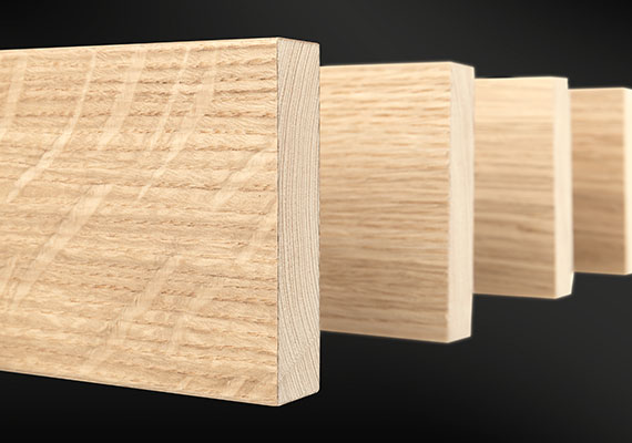 Derako Cloak Wood, Massief gefineerd hout